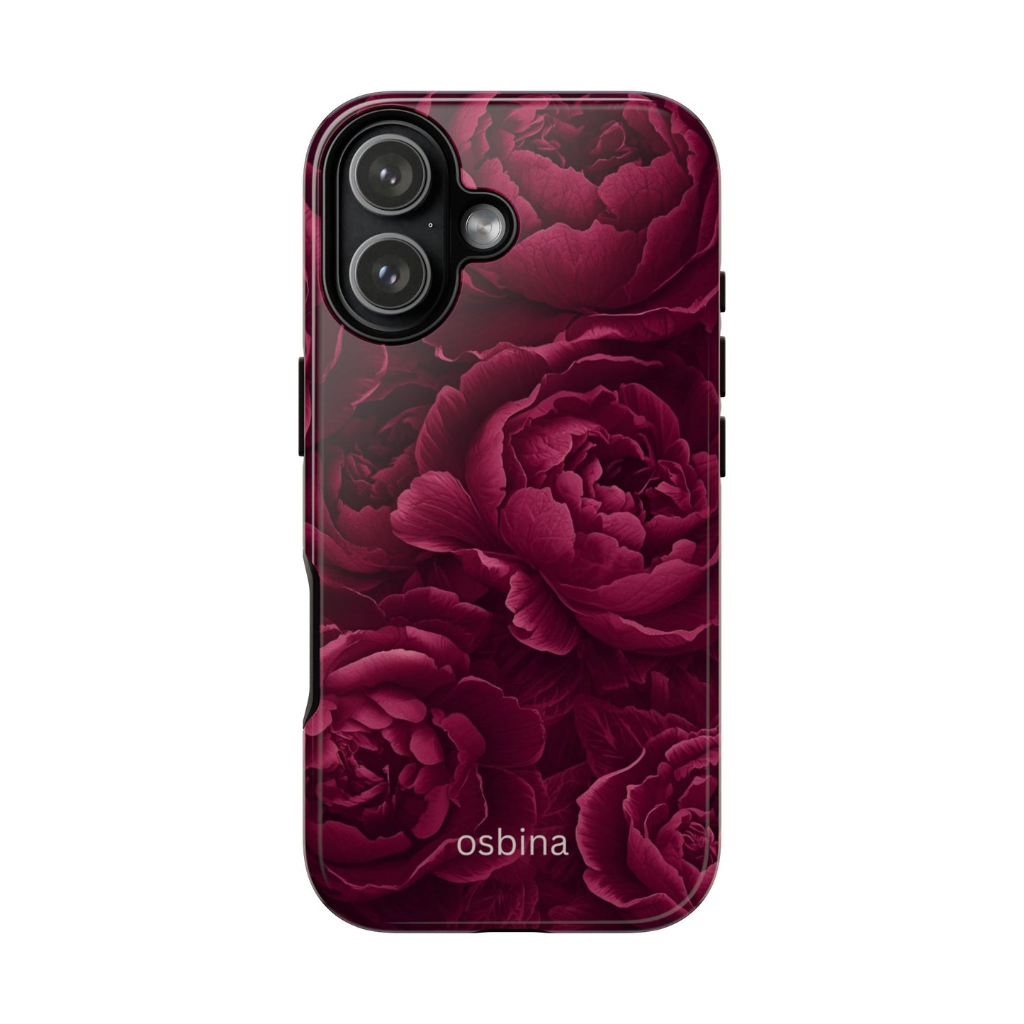 osbina | The Burgundy Peony Designer Case