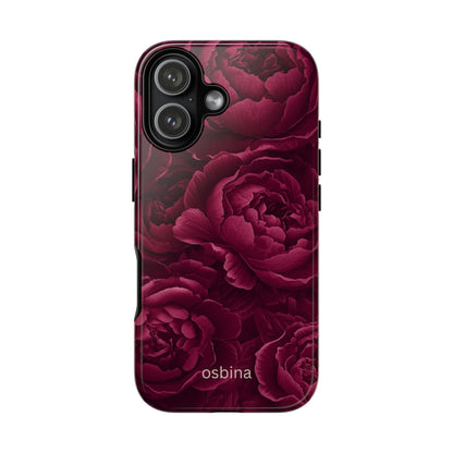 osbina | The Burgundy Peony Designer Case