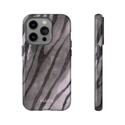 osbina | Stripes on Point — The Muted Gray + Black Tiger Case | The Season Collective