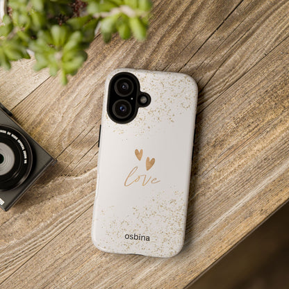 osbina | Golden Amour Phone Case | Modern Muse Collection