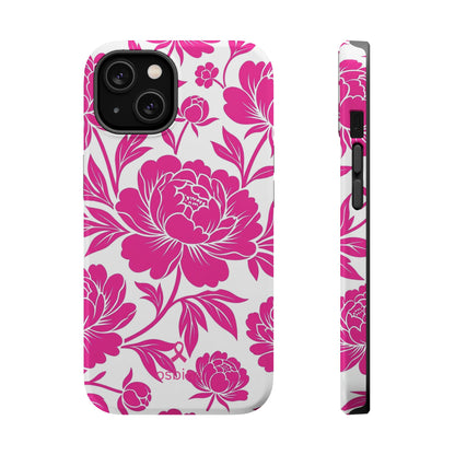 YAYOU MagSafe for iPhone | Peonies in Pink Designer Case | osbina