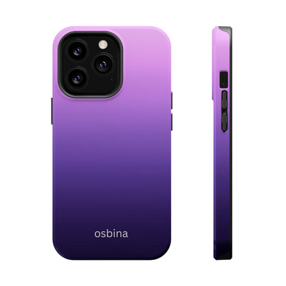 osbina | MagSafe compatible for iPhone | The Violet Haze Phone Case | Color Edit Collection