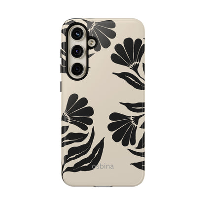 osbina | Obsidian Bloom Flower Phone Case | Modern Muse Collection