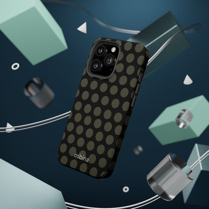 osbina | MagSafe compatible for iPhone | Onyx Chic Phone Case | Modern Muse Collection