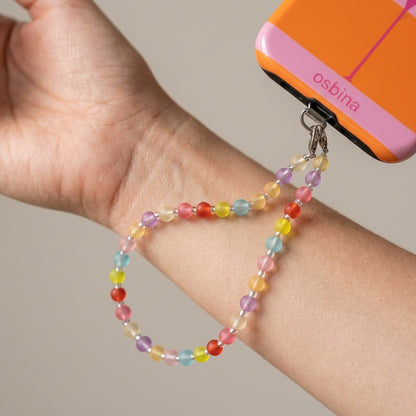 The Confetti - Rainbow Bead Wrist Strap