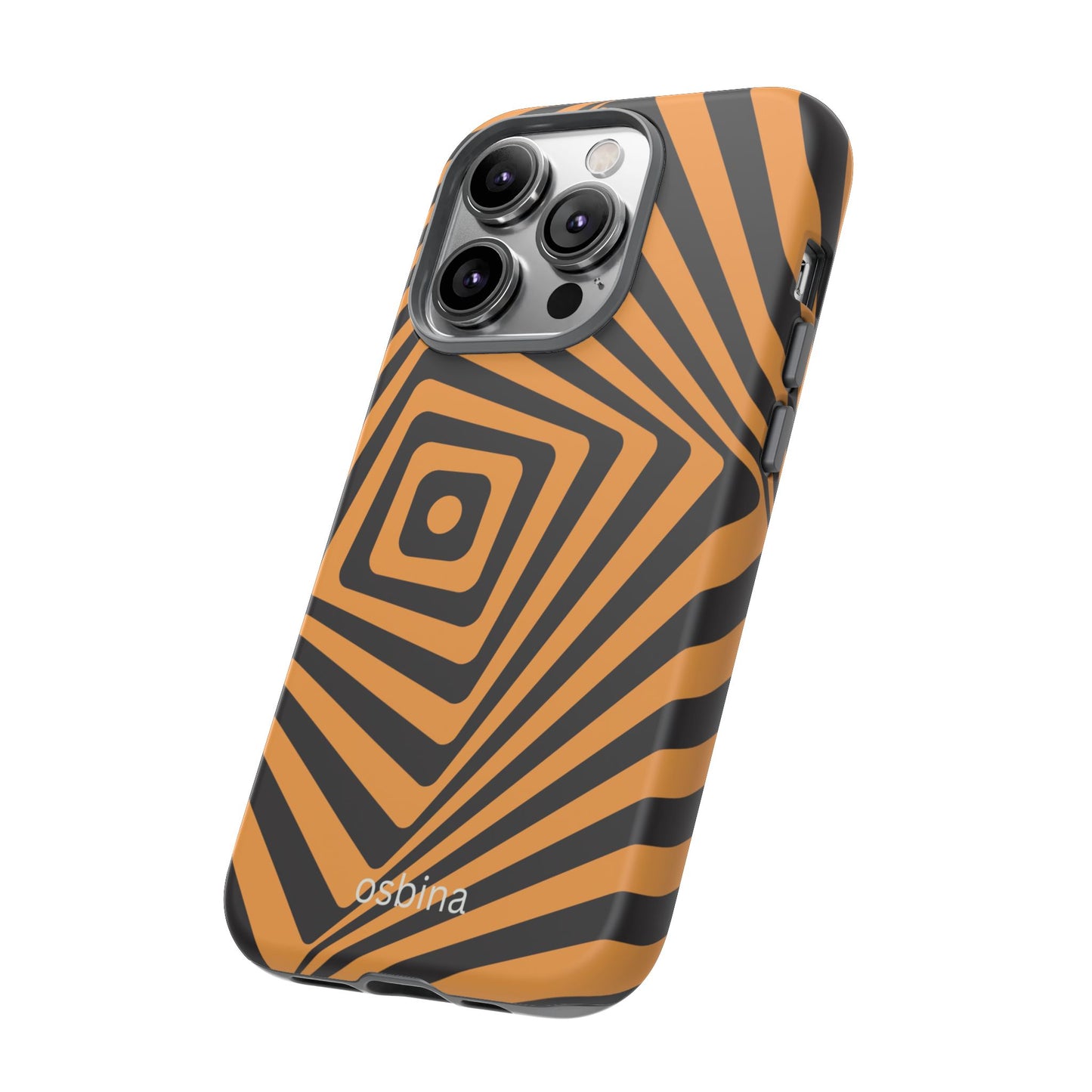 osbina | Step Into the Zone — The Orange + Black Spiral Case | The Season Collective