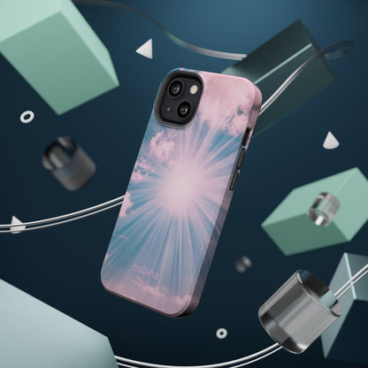 osbina | MagSafe compatible for iPhone | The Sunburst Skies Case | YAYOU Collection Supporting Shine Like Sable