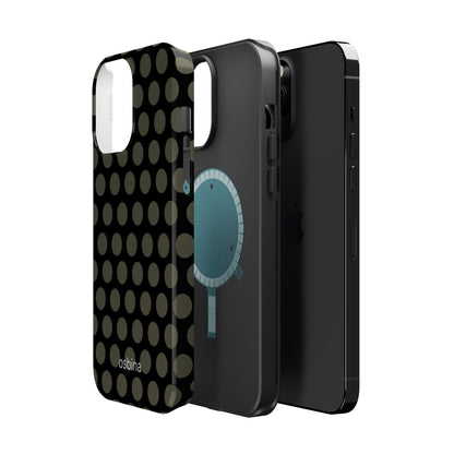 osbina | MagSafe compatible for iPhone | Onyx Chic Phone Case | Modern Muse Collection