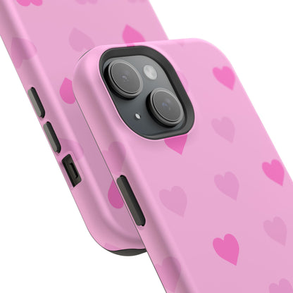 osbina | MagSafe compatible for iPhone | The Blushing Hearts Case | YAYOU Collection Supporting Shine Like Sable