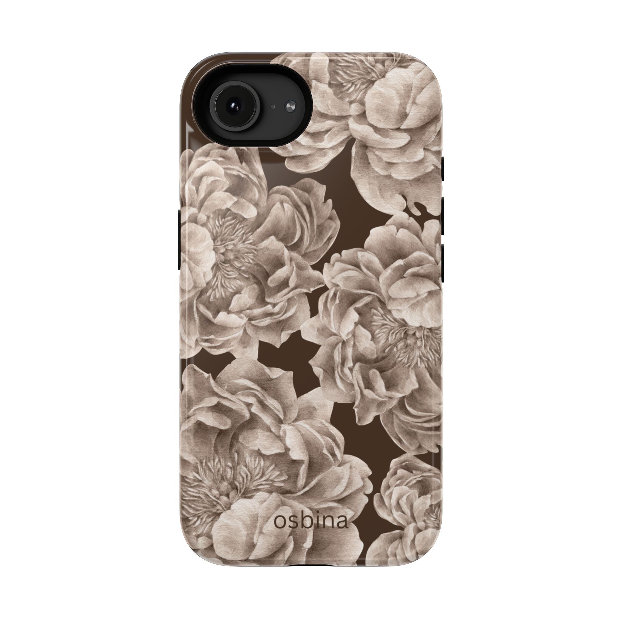 osbina | Peony Espresso Designer Case