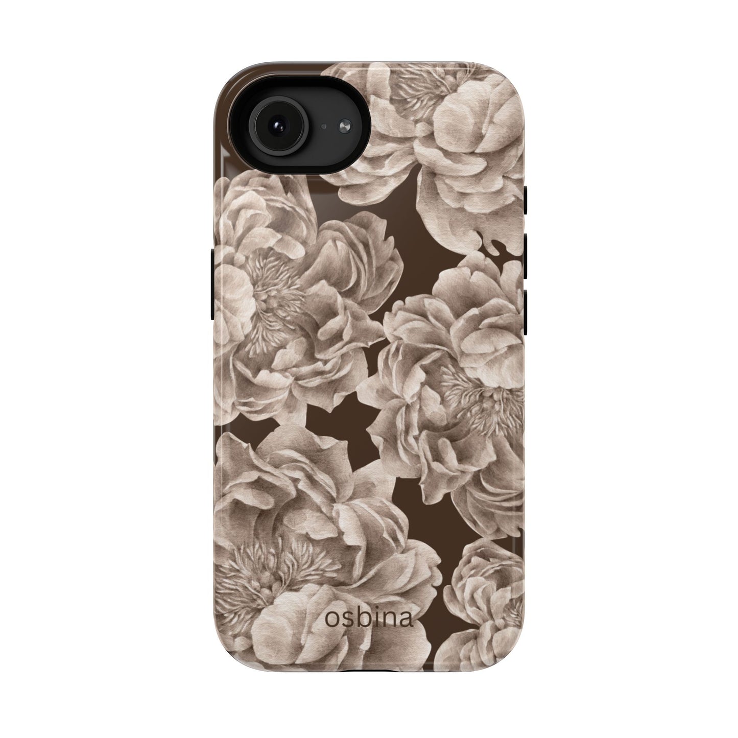 osbina | Peony Espresso Designer Case