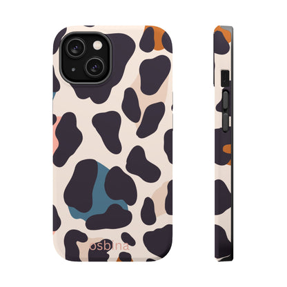 osbina | MagSafe compatible for iPhone | Leopard Luxe Color Pop Leopard Print Phone Case | Modern Muse Collection
