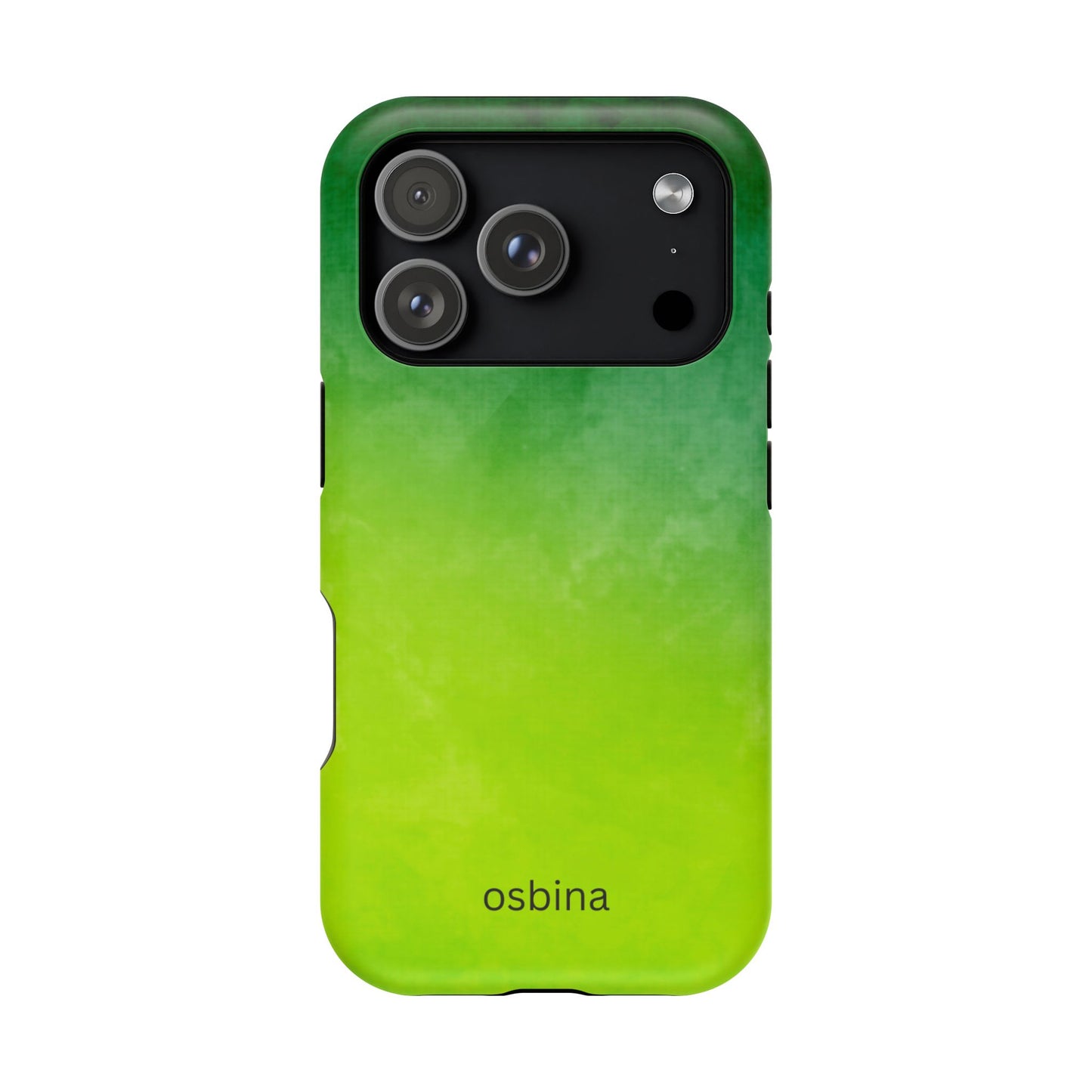 osbina | MagSafe compatible for iPhone | The Verde Glow Phone Case | Color Edit Collection