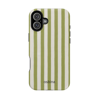 osbina | Verde Stripe, Designer Case