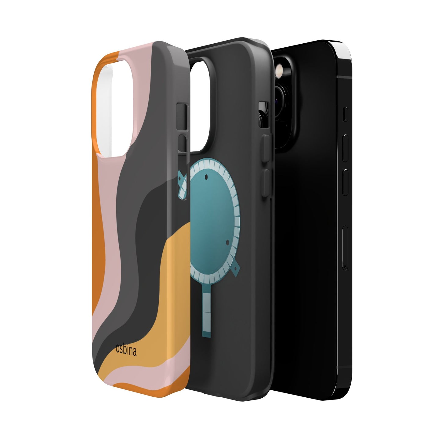 osbina | MagSafe Compatible for iPhone | The Case That Says “Fall, But Make It Fashion” | Retro Swirl Edition | The Season Collective