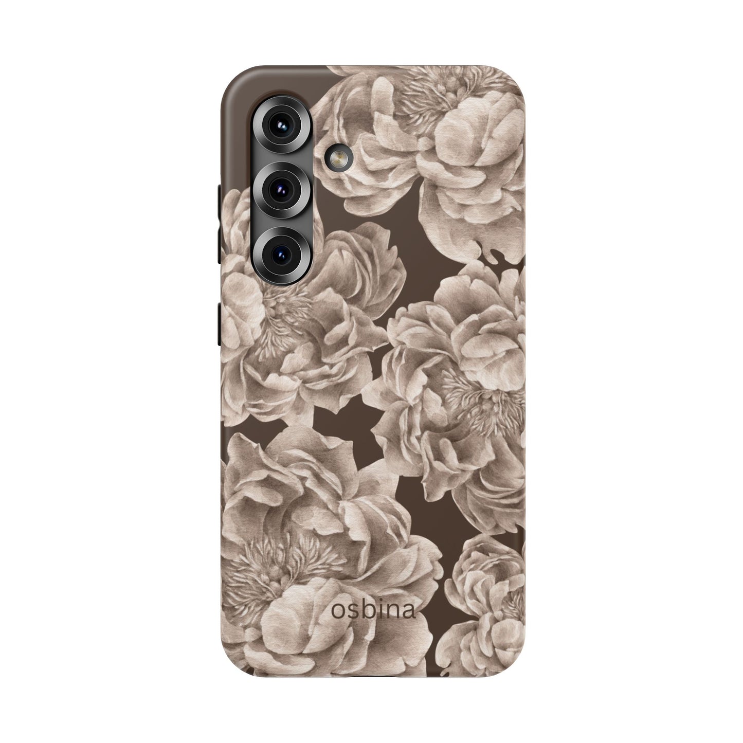 osbina | Peony Espresso Designer Case