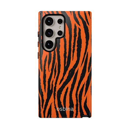 osbina | Tiger, But Make It Chic — The Bengal Stripe Case in Orange + Black | The Season Collective