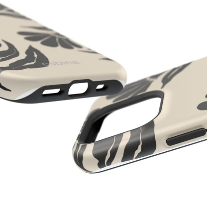 osbina | MagSafe compatible for iPhone | Obsidian Bloom Flower Phone Case | Modern Muse Collection