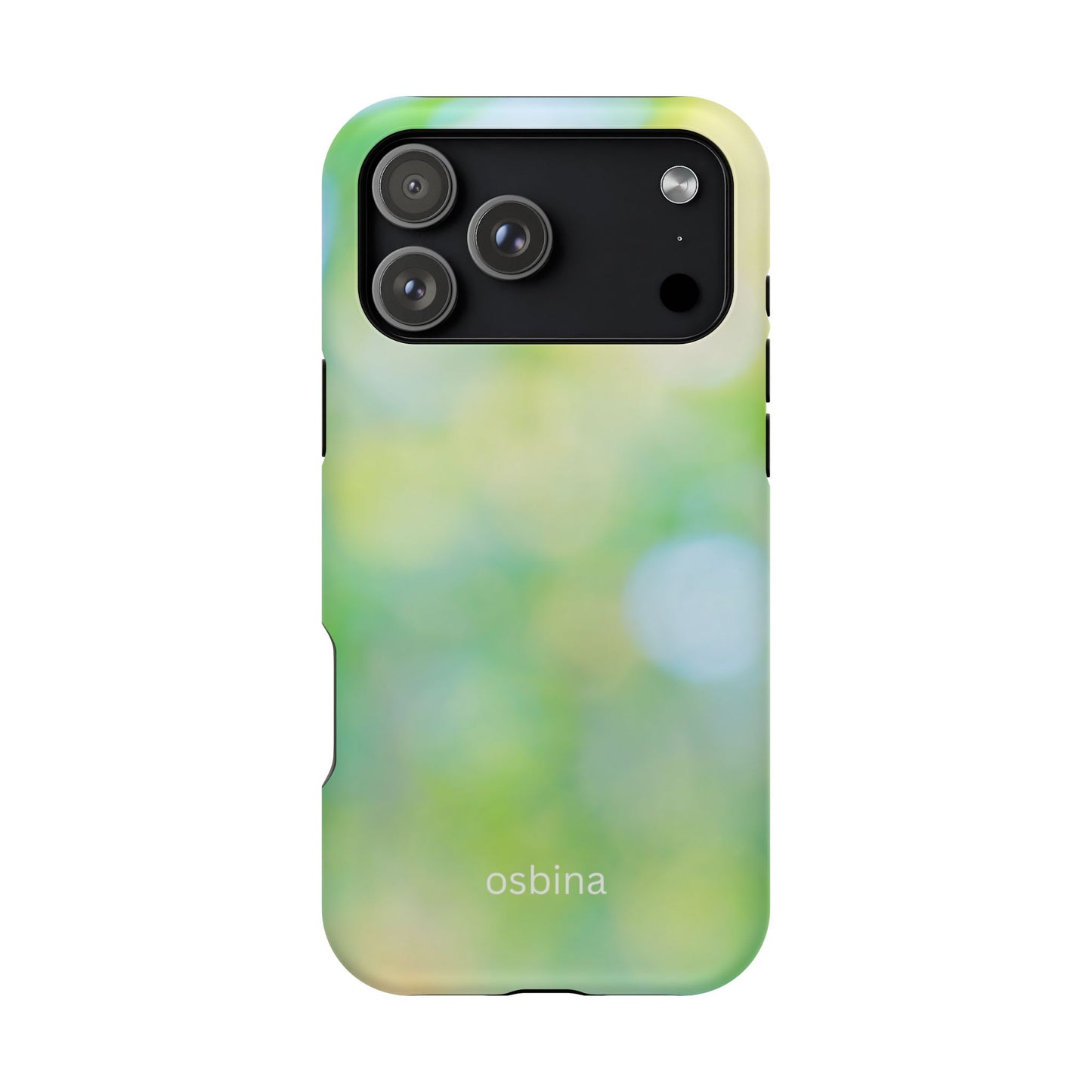 osbina | MagSafe compatible for iPhone | The Veridian Orbs Phone Case | Color Edit Collection