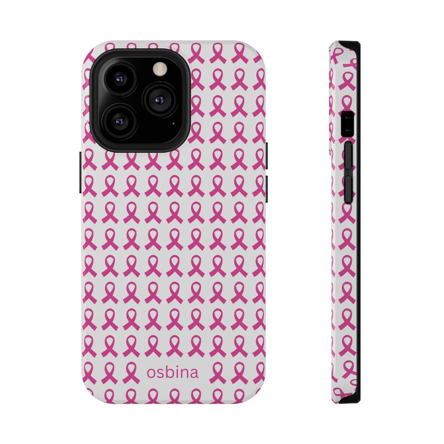 YAYOU Side by Side Pink Ribbon Designer Case | osbina