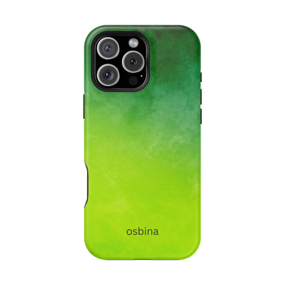 osbina | MagSafe compatible for iPhone | The Verde Glow Phone Case | Color Edit Collection