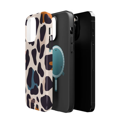 osbina | MagSafe compatible for iPhone | Leopard Luxe Color Pop Leopard Print Phone Case | Modern Muse Collection