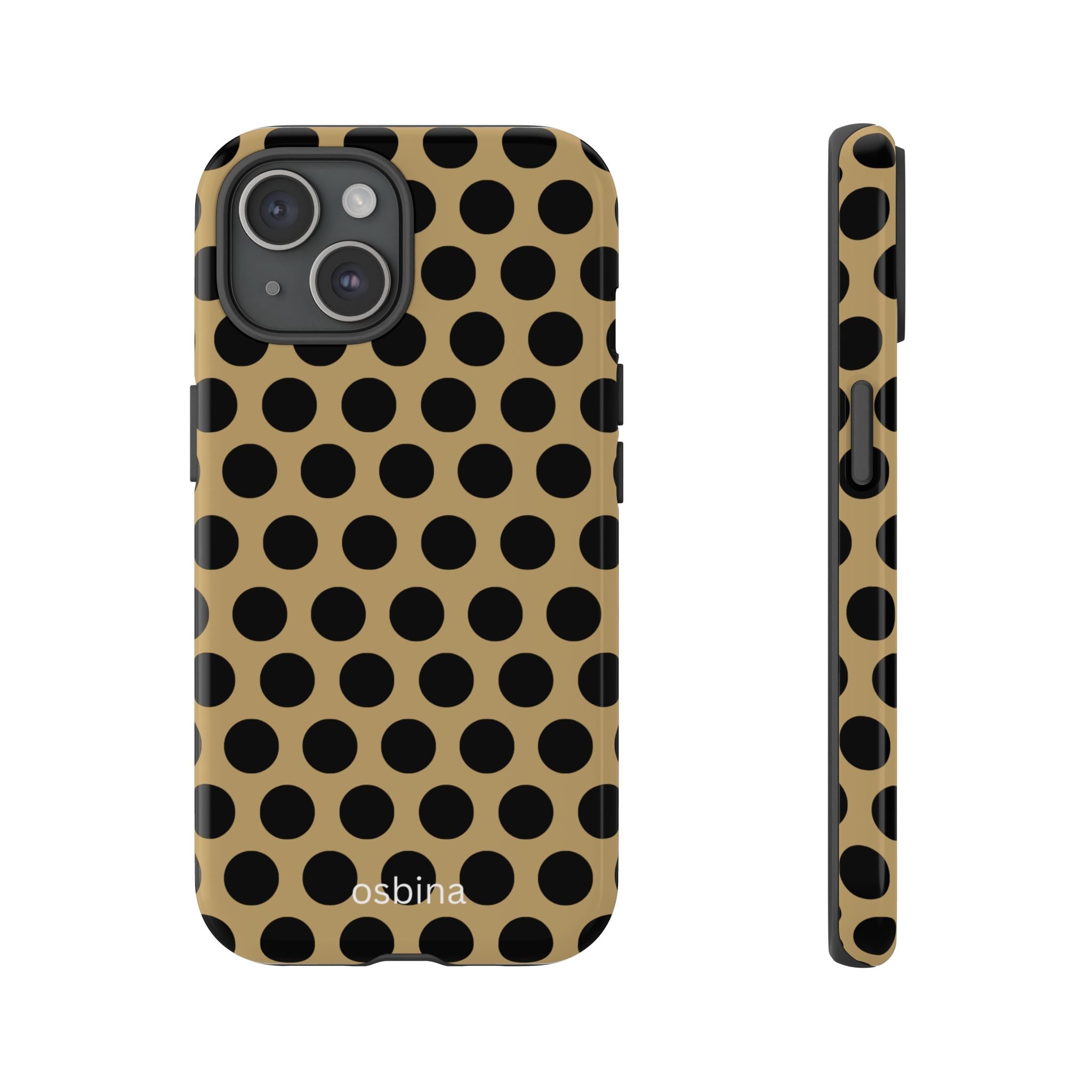 osbina | Camel Noir Dots, Designer Case