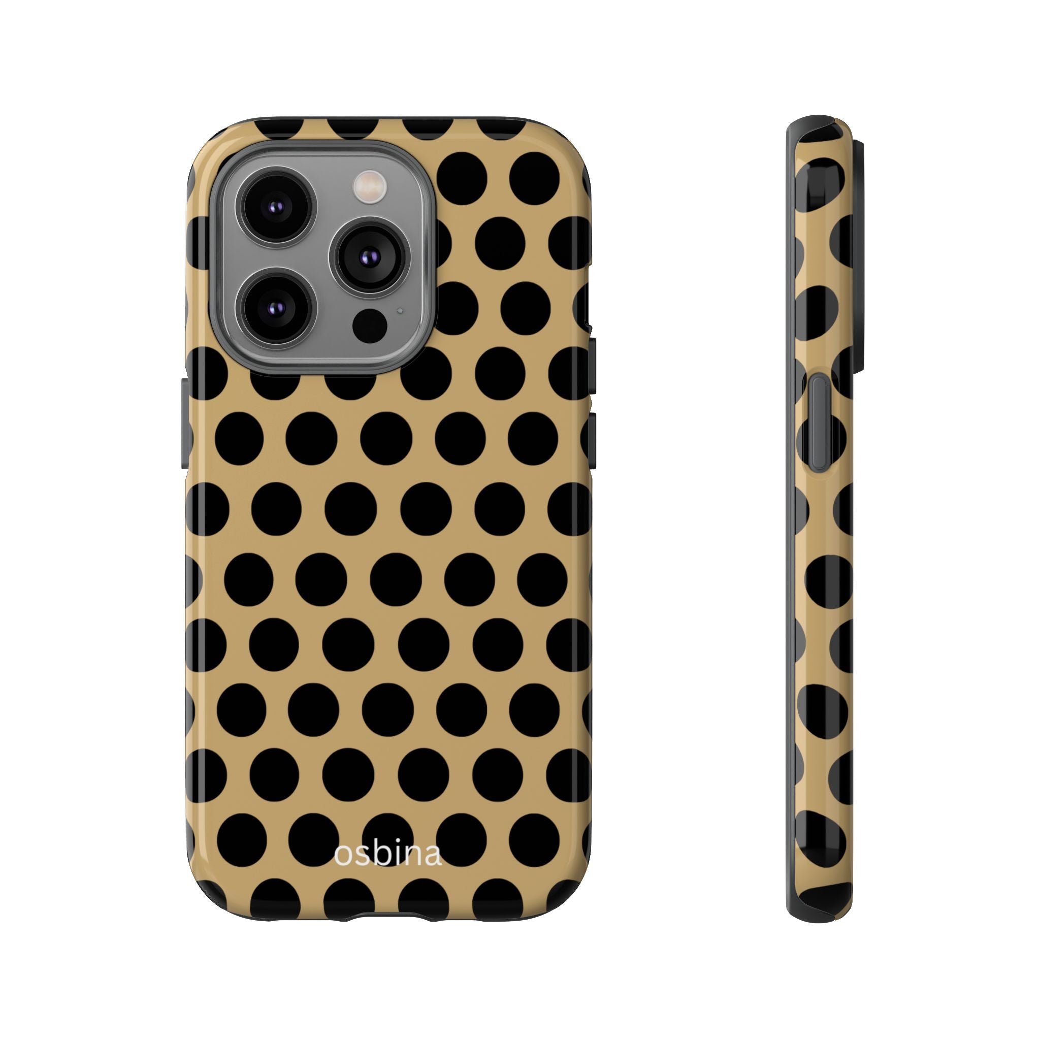 osbina | Camel Noir Dots, Designer Case
