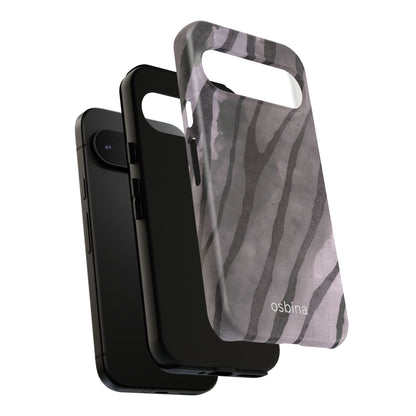 osbina | Stripes on Point — The Muted Gray + Black Tiger Case | The Season Collective