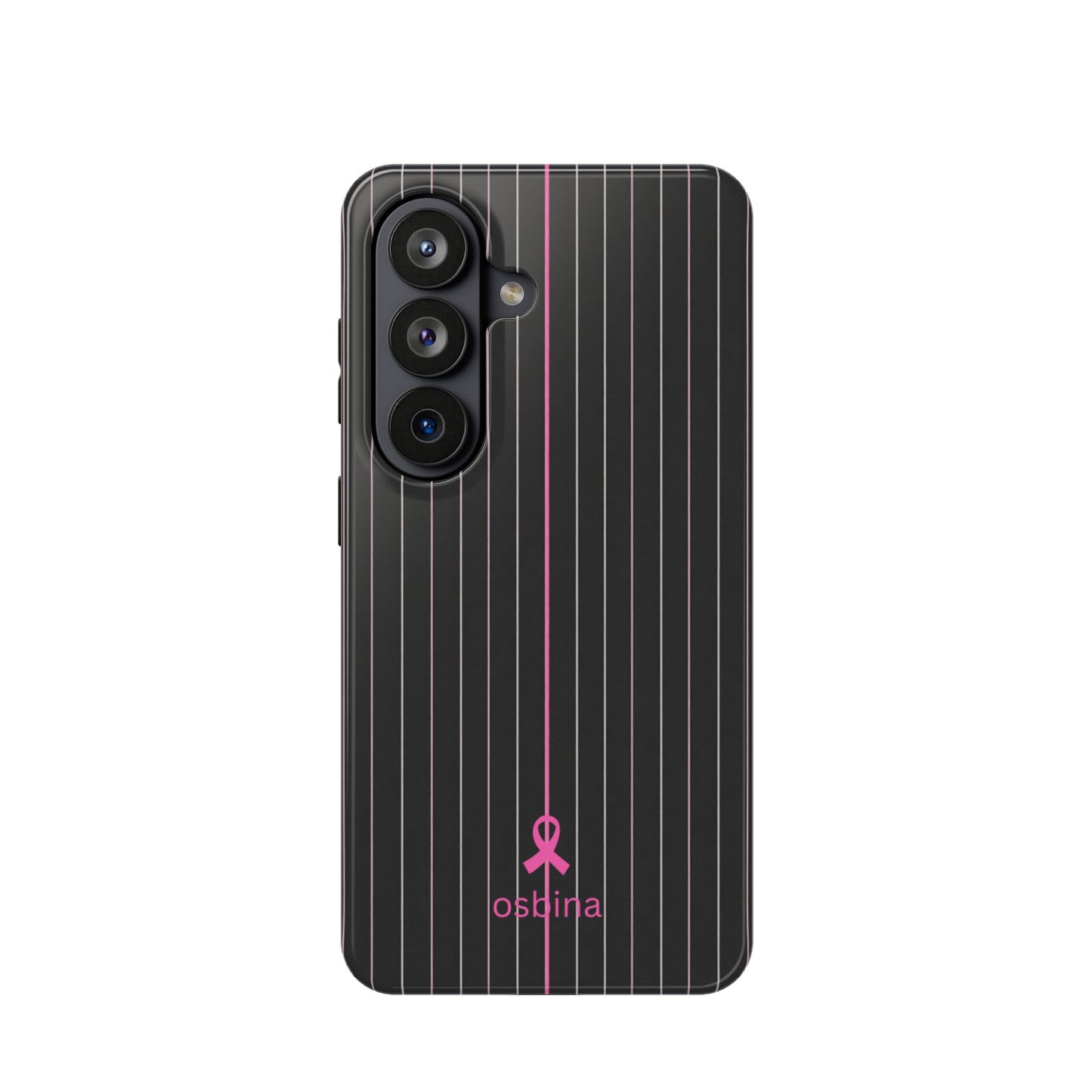 YAYOU The Pink Pinstripe Designer Case | osbina