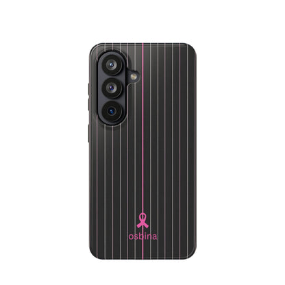YAYOU The Pink Pinstripe Designer Case | osbina