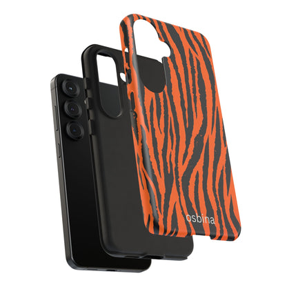 osbina | Tiger, But Make It Chic — The Bengal Stripe Case in Orange + Black | The Season Collective