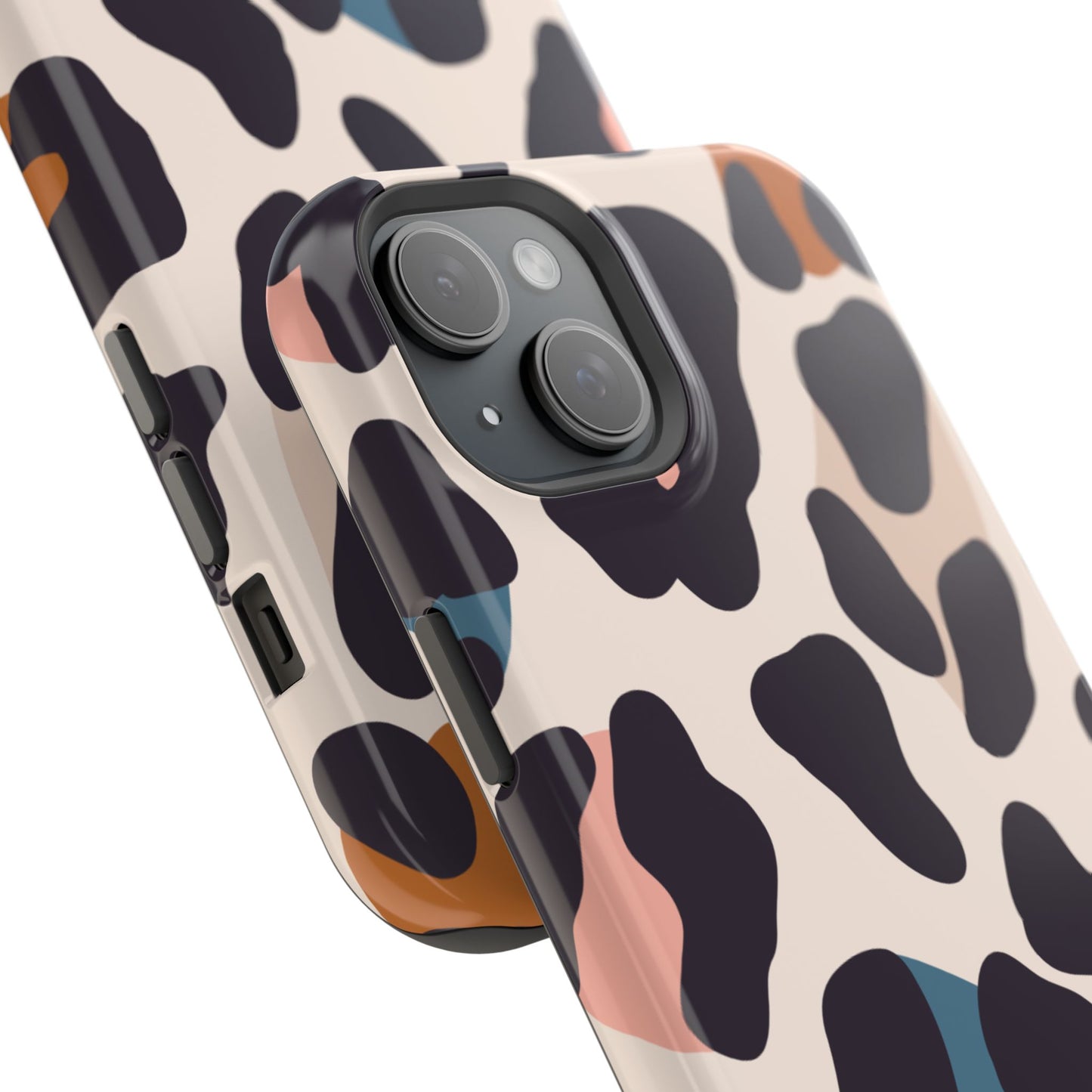 osbina | MagSafe compatible for iPhone | Leopard Luxe Color Pop Leopard Print Phone Case | Modern Muse Collection