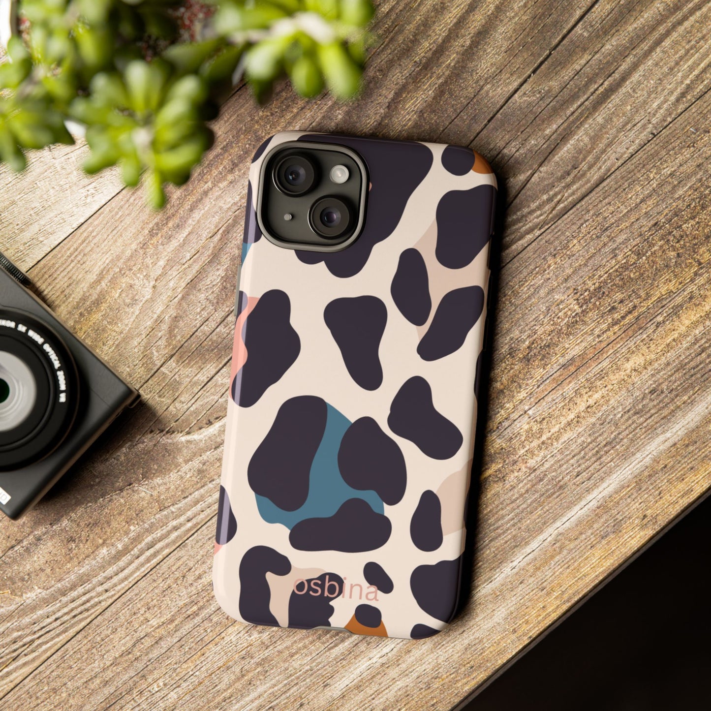 osbina | Leopard Luxe Color Pop Leopard Print Phone Case | Modern Muse Collection