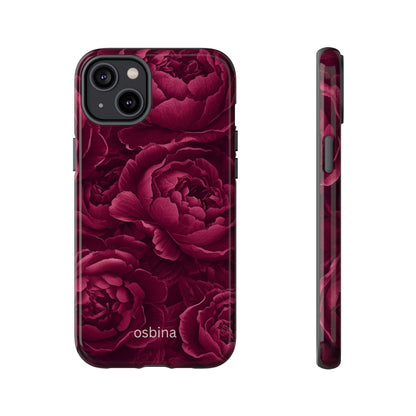 osbina | The Burgundy Peony Designer Case
