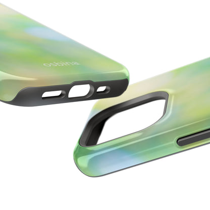 osbina | MagSafe compatible for iPhone | The Veridian Orbs Phone Case | Color Edit Collection