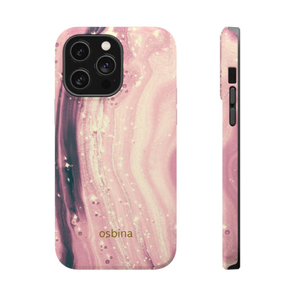 osbina | MagSafe compatible for iPhone | The Amethyst Glow Phone Case | Modern Muse Collection