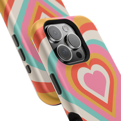 osbina | MagSafe compatible for iPhone | Heart Nouveau Phone Case | Modern Muse Collection
