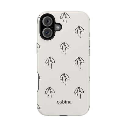 osbina | MagSafe compatible for iPhone | Linéa Flora Minimalistic Flower Phone Case | Modern Muse Collection