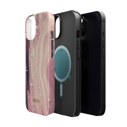 osbina | MagSafe compatible for iPhone | The Amethyst Glow Phone Case | Modern Muse Collection