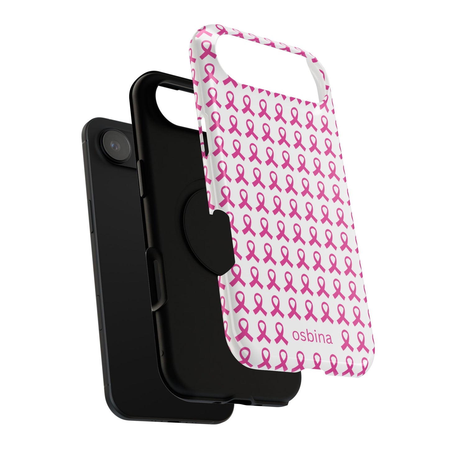 YAYOU Side by Side Pink Ribbon Designer Case | osbina