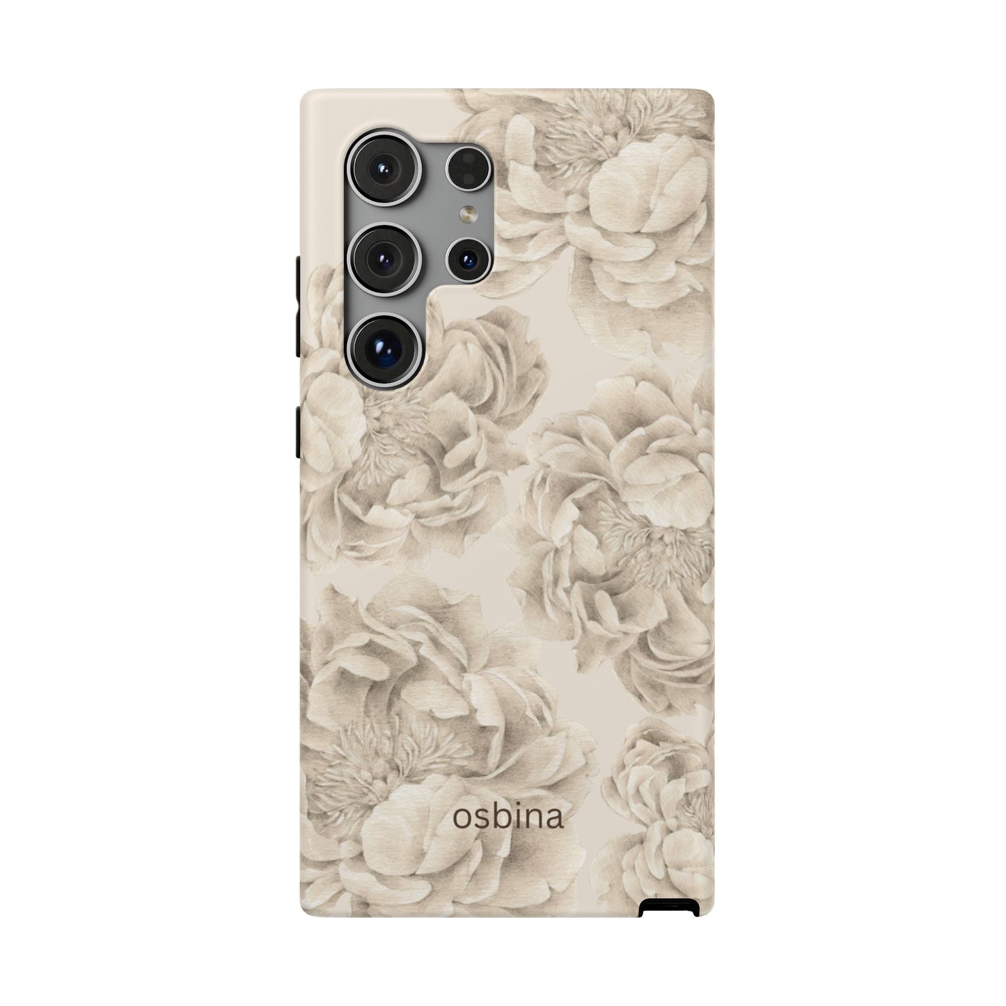 osbina | Peony Sand Designer Case