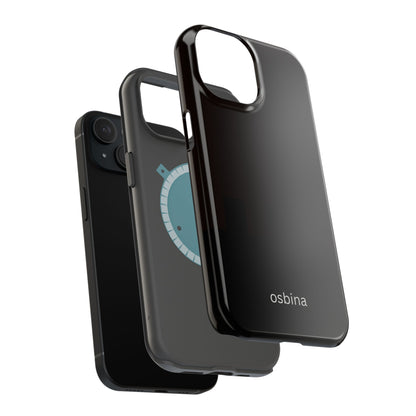 osbina | MagSafe compatible for iPhone | The Onyx Phone Case | Modern Man Collection