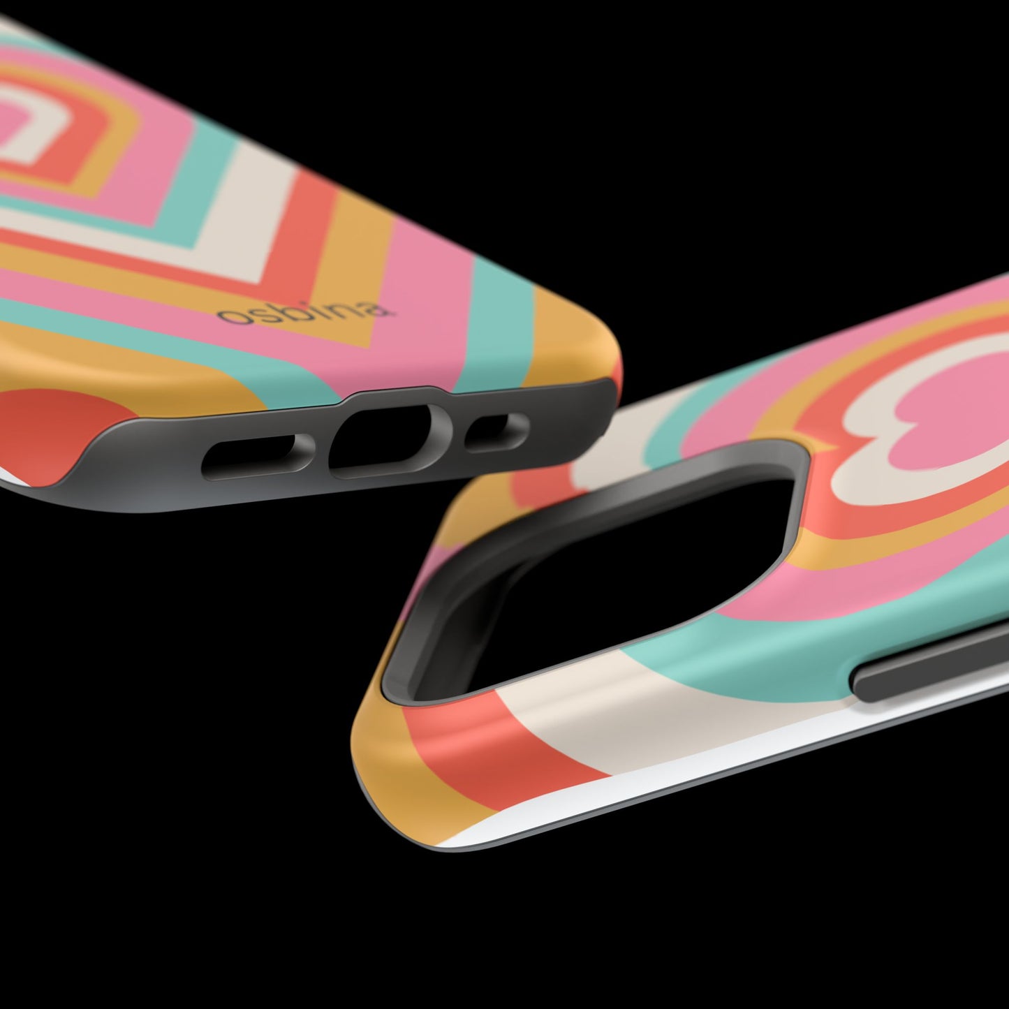 osbina | MagSafe compatible for iPhone | Heart Nouveau Phone Case | Modern Muse Collection