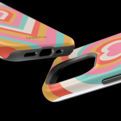 osbina | MagSafe compatible for iPhone | Heart Nouveau Phone Case | Modern Muse Collection
