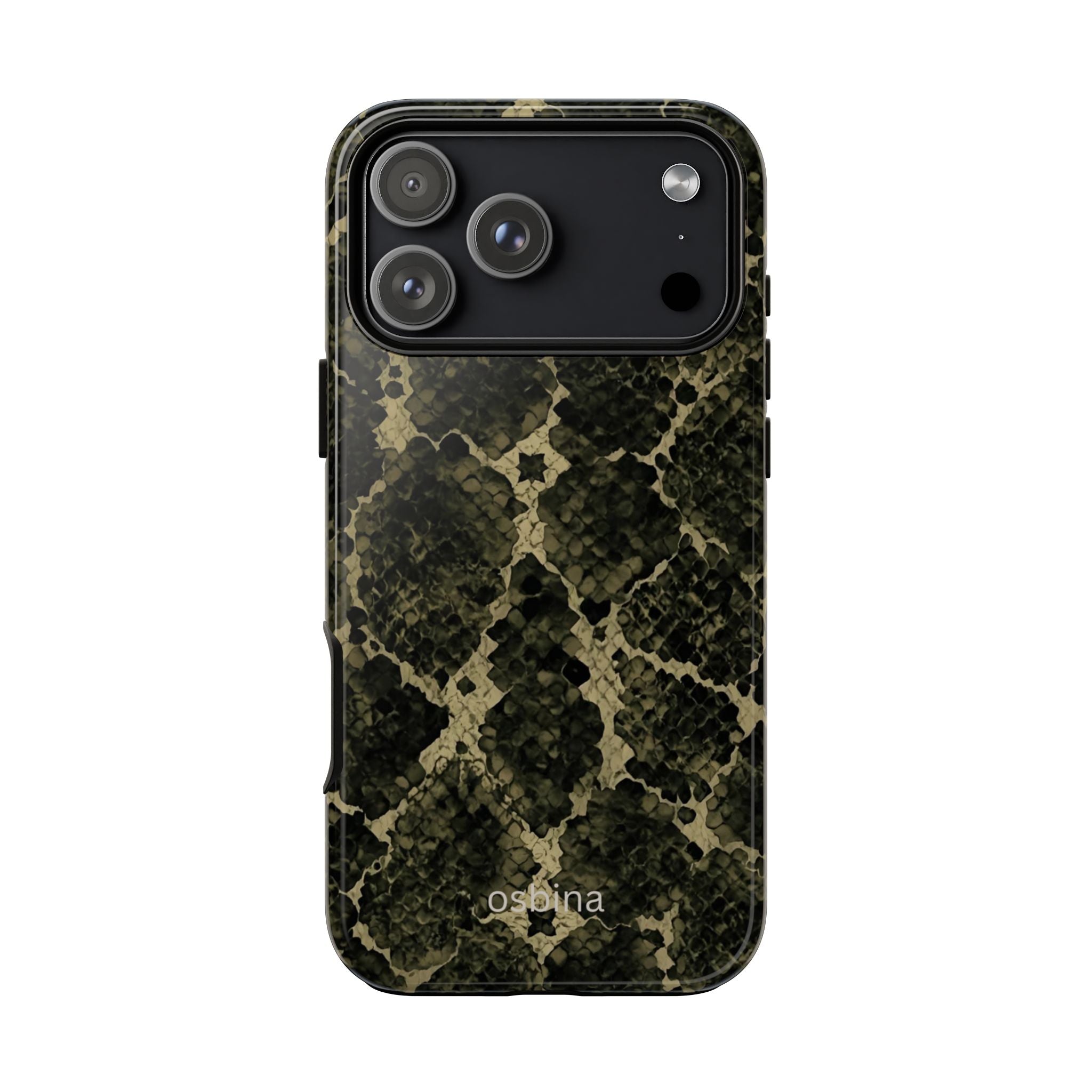 osbina | The Olive Snakeskin Designer Case