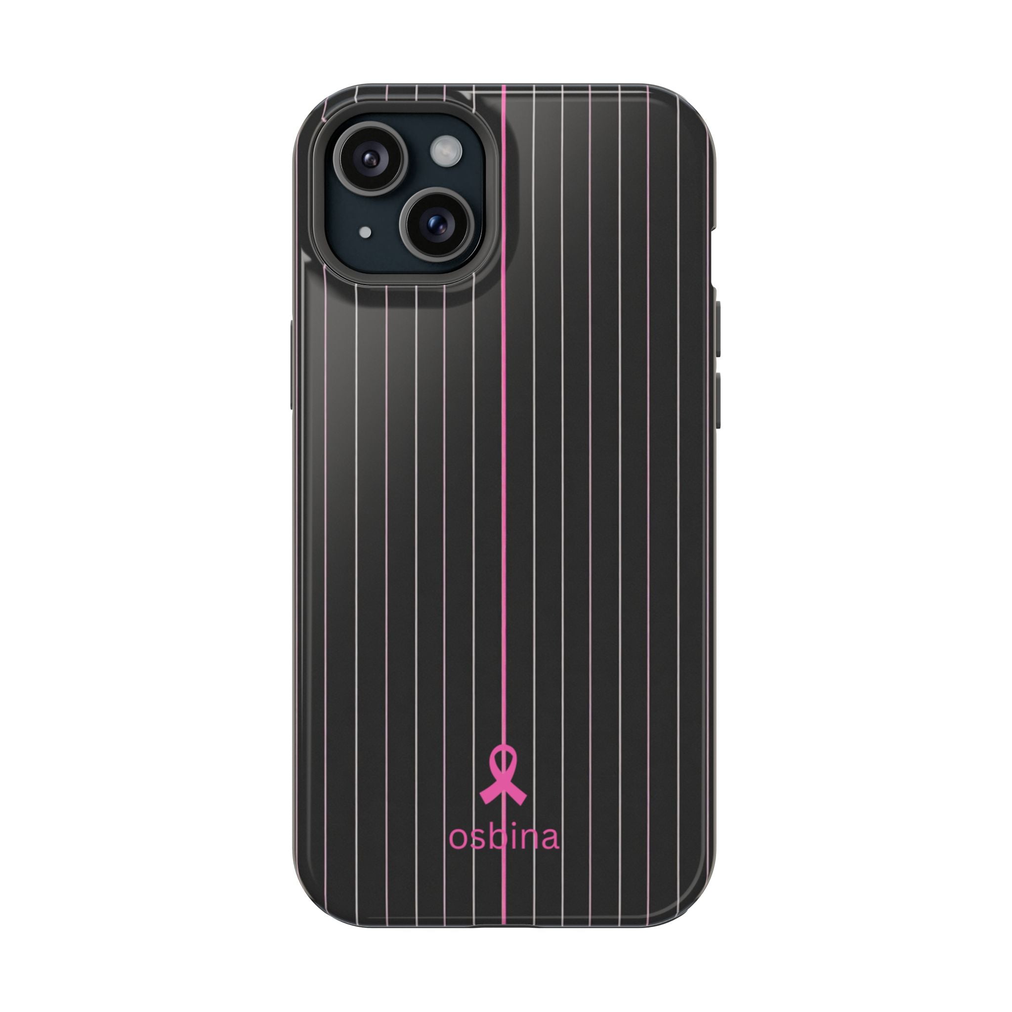 YAYOU The Pink Pinstripe Designer Case | osbina