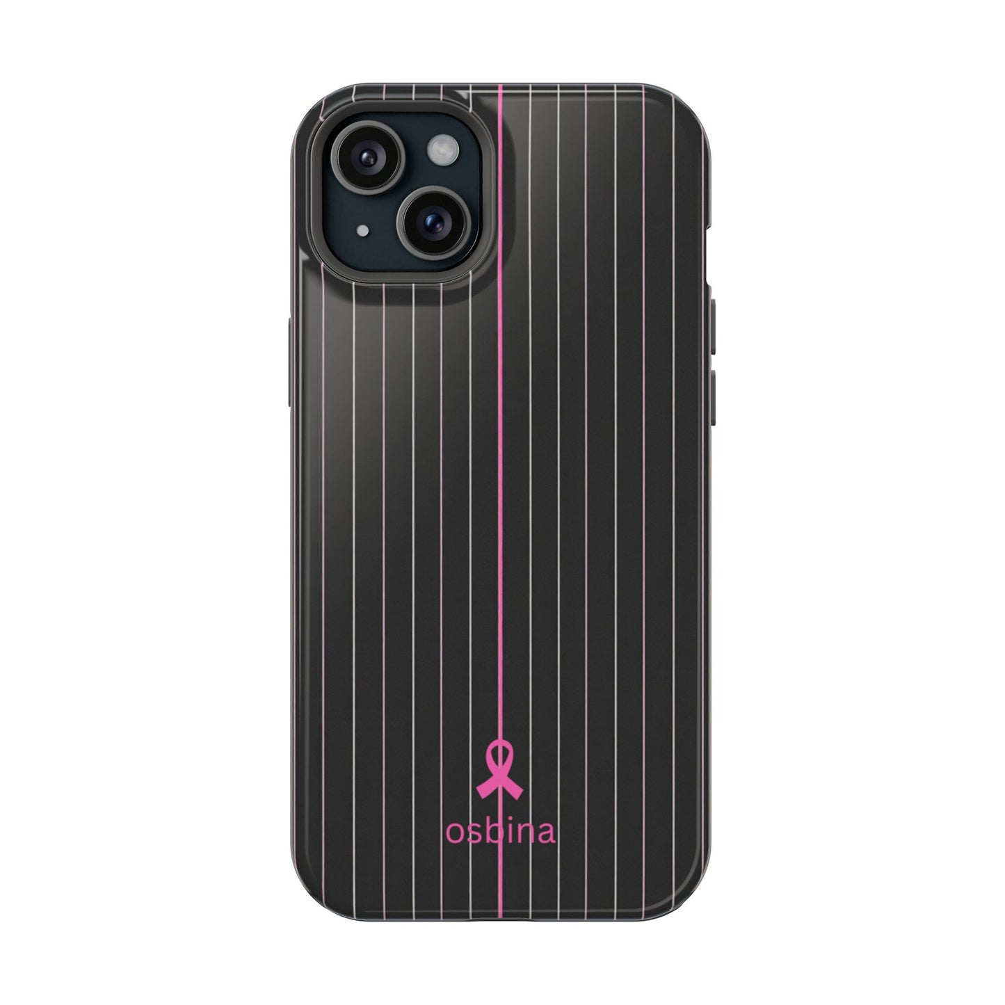 YAYOU The Pink Pinstripe Designer Case | osbina