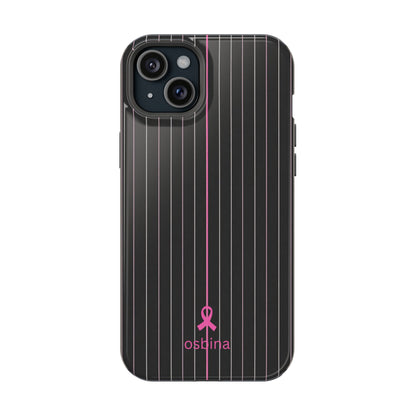 YAYOU The Pink Pinstripe Designer Case | osbina