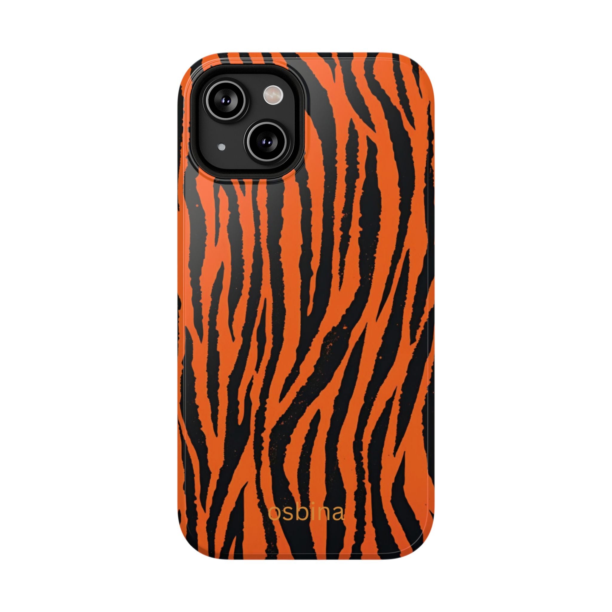 osbina | Tiger, But Make It Chic — The Bengal Stripe Case in Orange + Black | The Season Collective